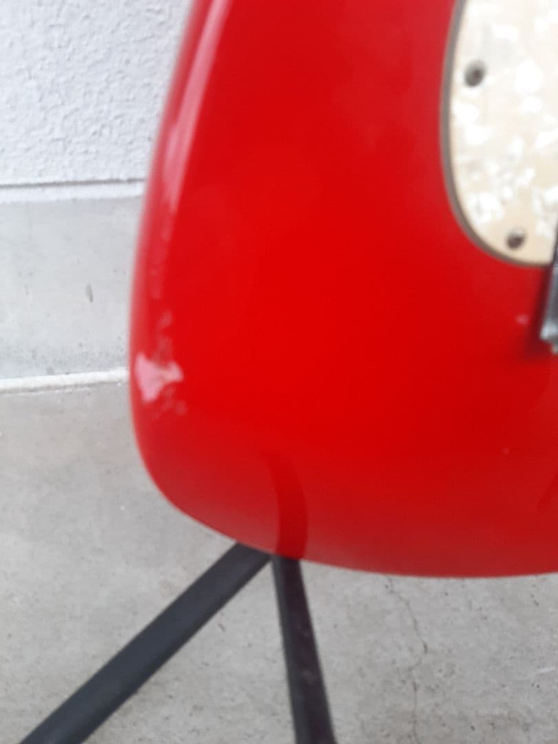 最終値下げ世界に1本AIYストラトタイプギターSSS赤完全調整済ノイズレス