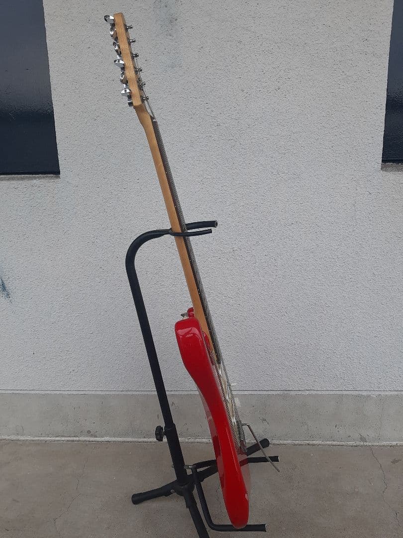 最終値下げ世界に1本AIYストラトタイプギターSSS赤完全調整済ノイズレス