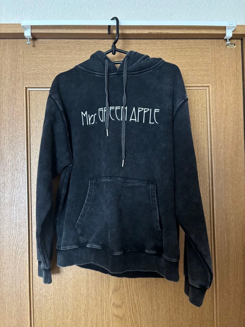 値下げ済Mrs. GREEN APPLEバベルの塔 フーディ ブラック Sサイズ