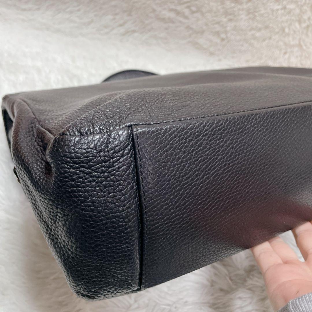 Zanellato ブラック ブリーフケース 金具 メンズ ワンハンドル