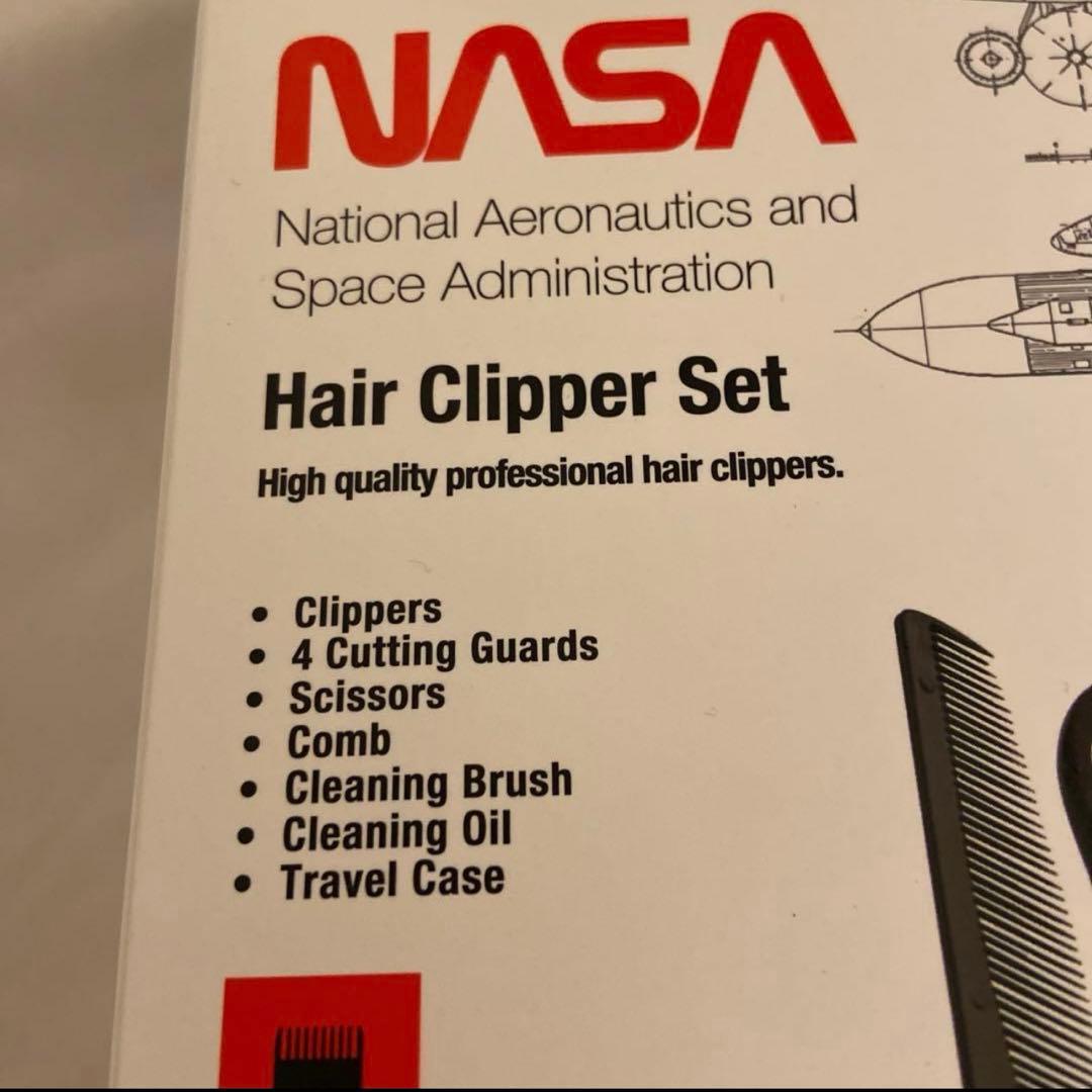 未使用　NASA 公式　宇宙飛行士用バリカン　ヘアクリッパーセット 10点セット