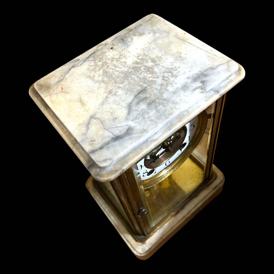 《希少＆入手困難》アンティーク 精工舎大理石水銀振り子ゼンマイ式古時計