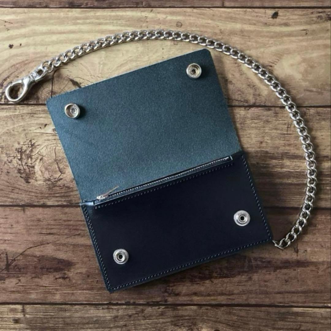 【ガボール】イタリアンレザー トラッカーウォレット6インチ（ミドル）