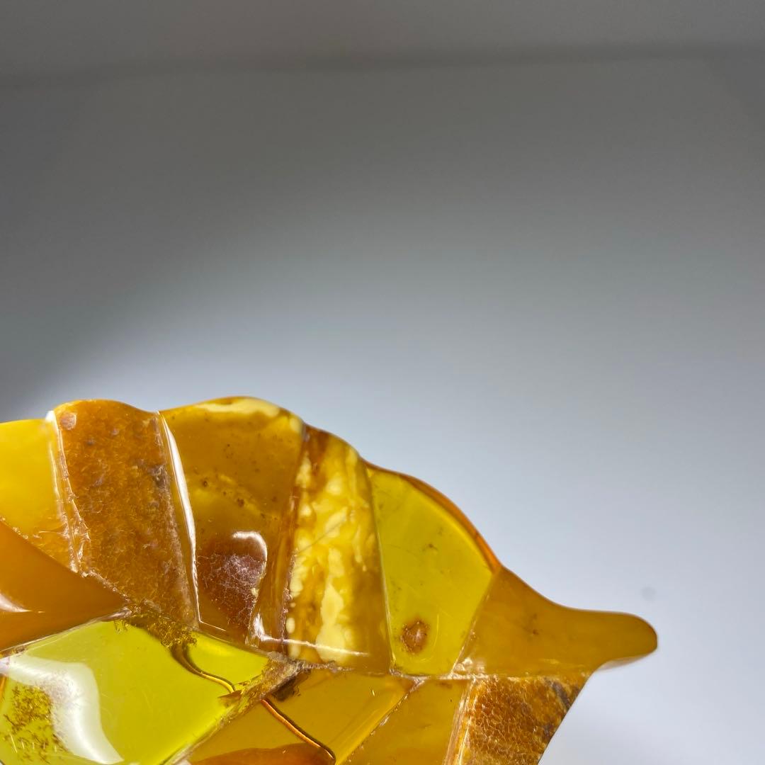 本蝋琥珀 特大ブローチ等 3点 41g 東な7-0315☆2F 本蝋琥珀特大