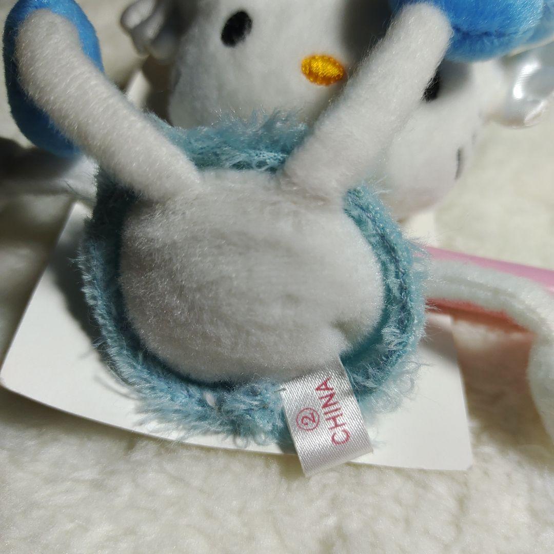 2002年　ハローキティ　足長キティ　エンジェル　ぬいぐるみキーホルダー　2個