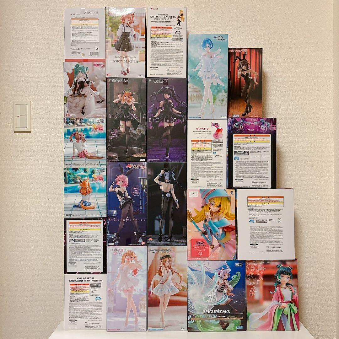 新品未開封 フィギュア22種 時崎狂三・初音ミク・涼宮ハルヒ・猫猫