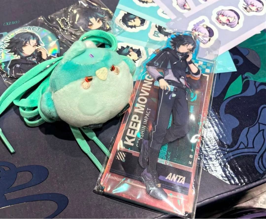 原神 魈 しょう ANTA 中国限定コラボ グッズセット 缶バッジ アクスタ