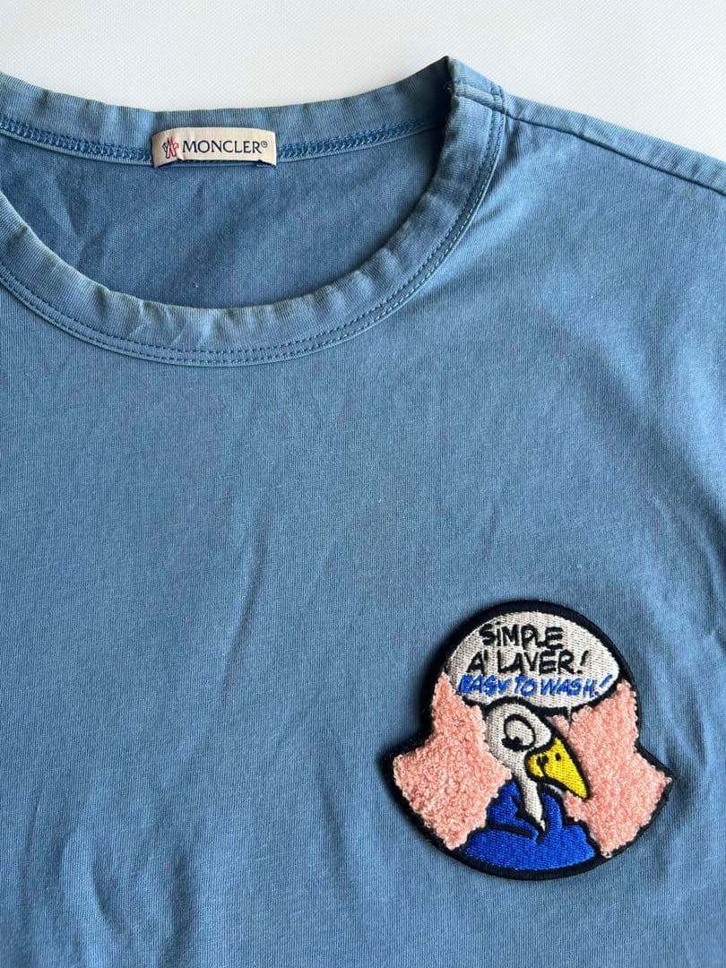 MONCLER モンクレール ワッペン Tシャツ MONCLER (モンクレール) ダブルワッペン クルーネック 半袖 Tシャツ