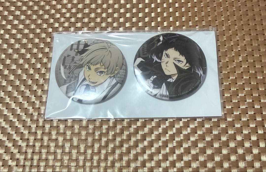 文豪ストレイドッグス 大博覧会 特典 缶バッジセット 中島敦 芥川