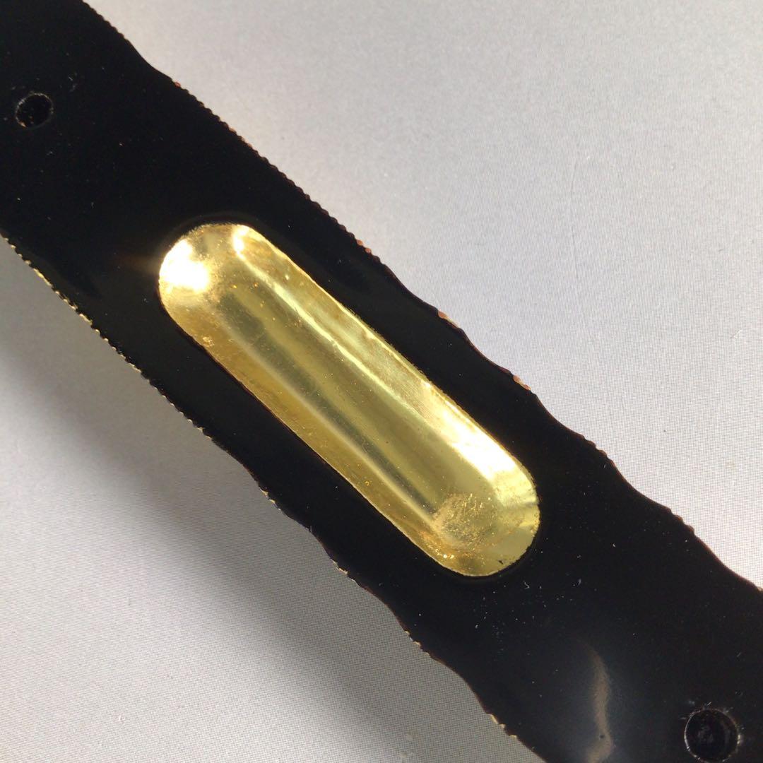 Ｒ６６４　香合　『北村葵春作』『木製』『内金地』『笛香合』　共箱　茶道具