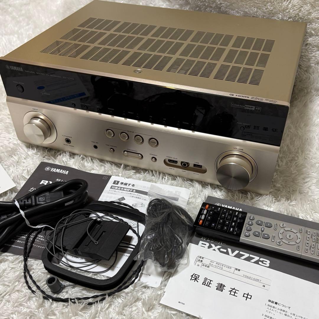 極美品】YAMAHA RX-V773 AVアンプ ゴールド