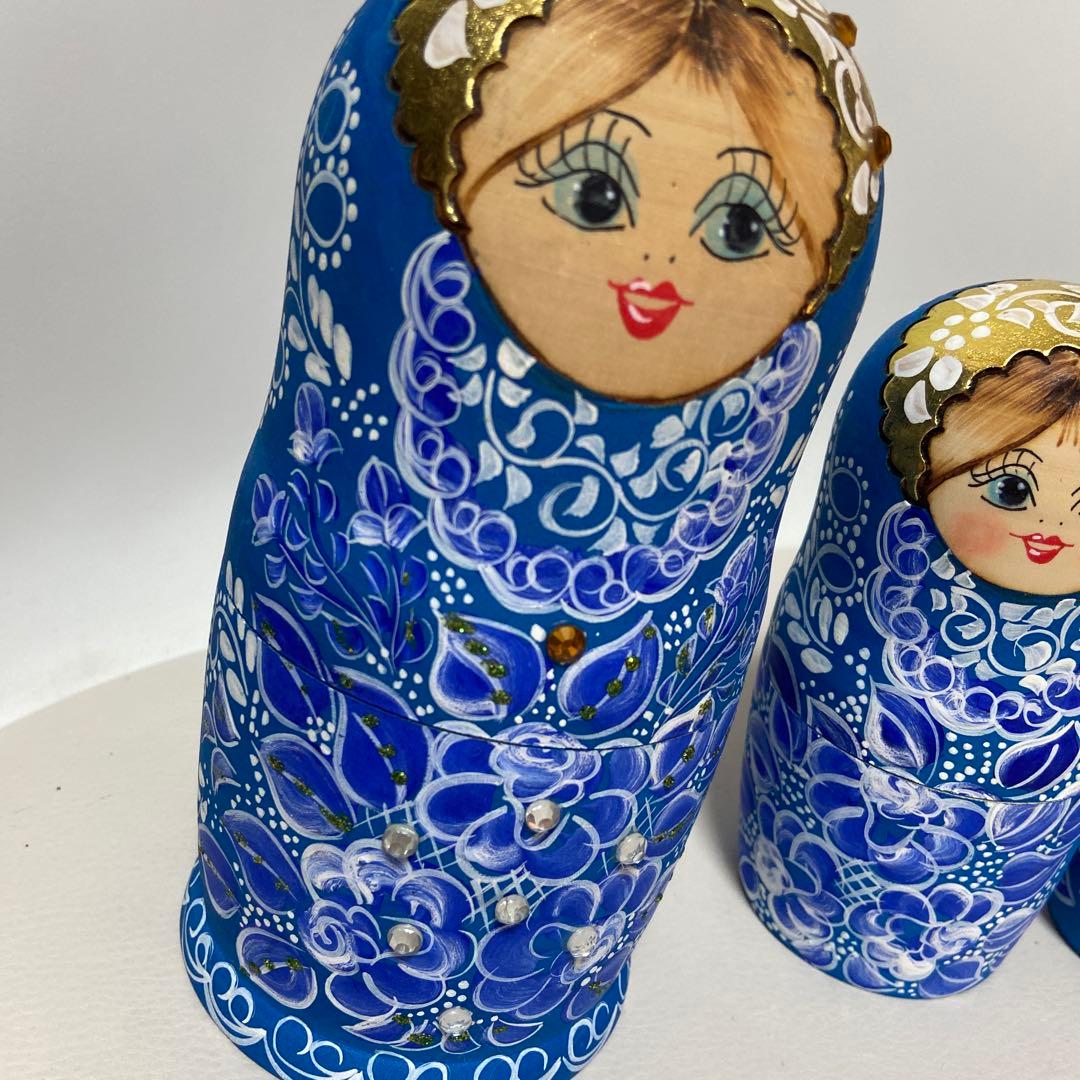 マトリョーシカ 15個セット 手描き マトリョーシカ 人形 オブジェ