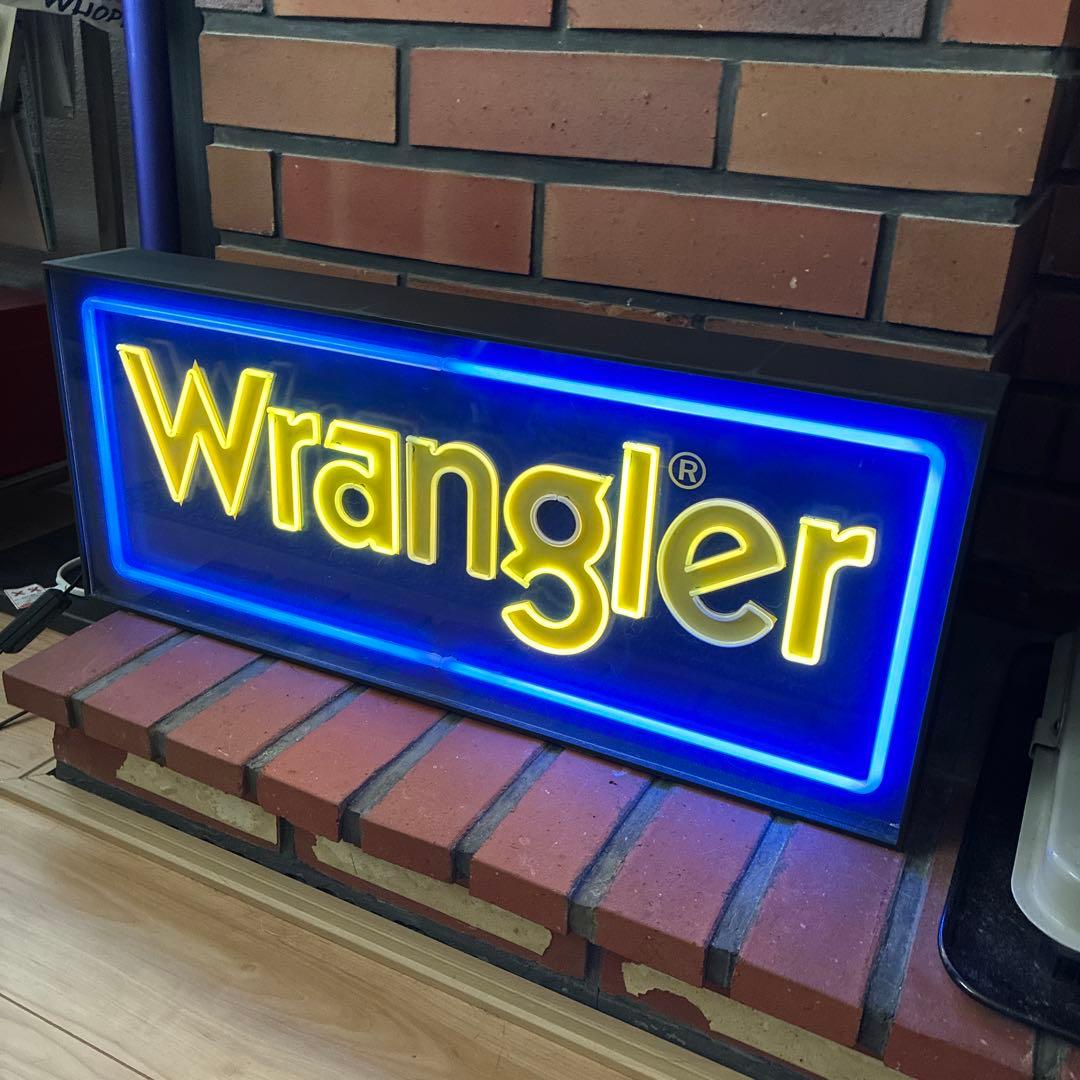 Wrangler ネオンサイン NEON 看板 非売品 ネオン管 入手困難｜Wrangler