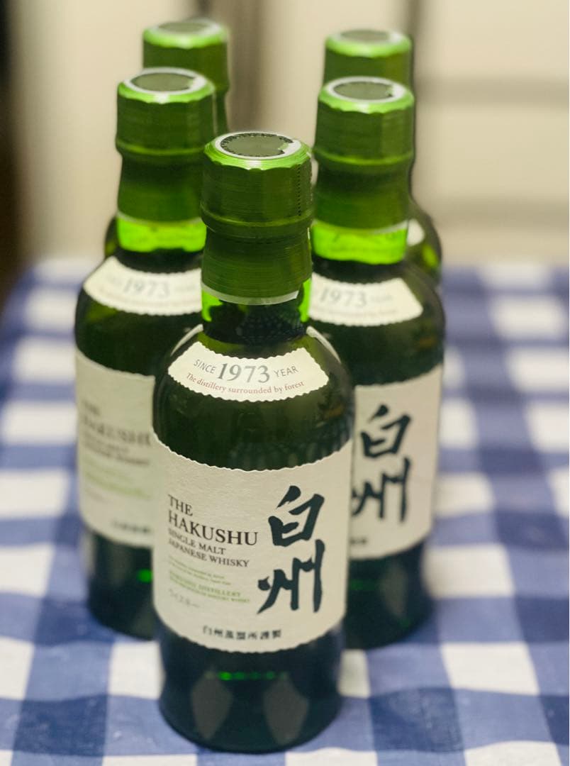 THE HAKUSHU シングルモルトウイスキー 5本