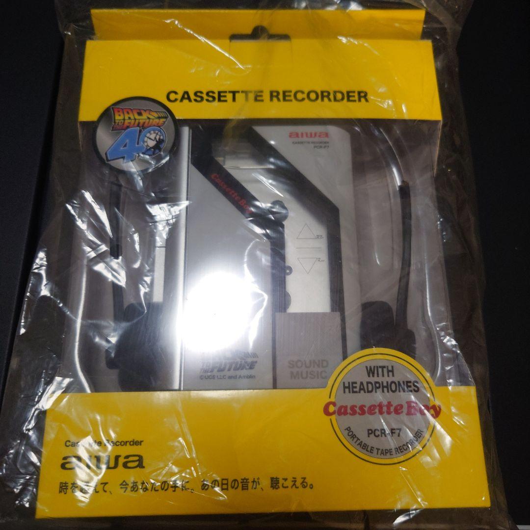 新品未開封】バックトゥザフューチャー ポータブルカセットプレーヤー