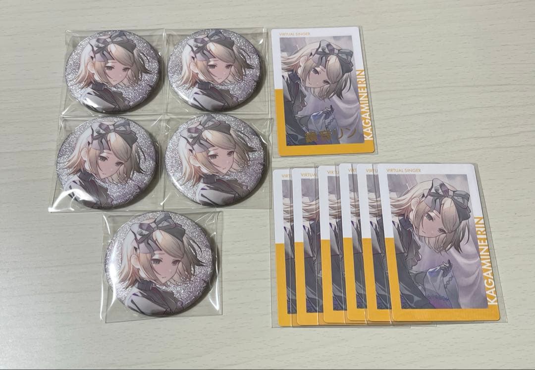プロセカ グリッター缶バッジ 44c 鏡音リン - メルカリ