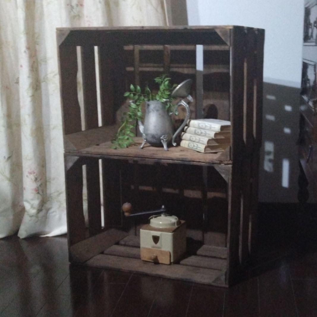 稀少 オランダ古物 苗物用 野菜用 古いベジタブルウッドボックス