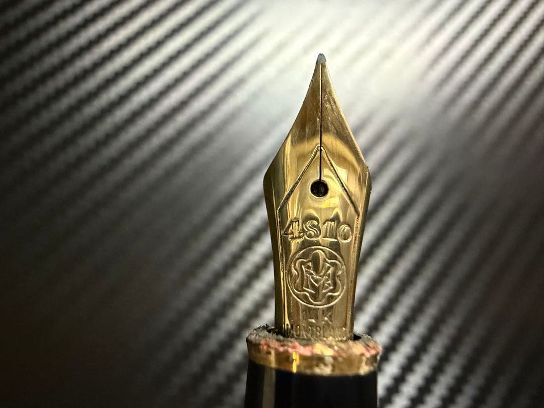 エボナイト芯 モンブラン 144 ボルドー 全金 F 細字 万年筆 - メルカリ