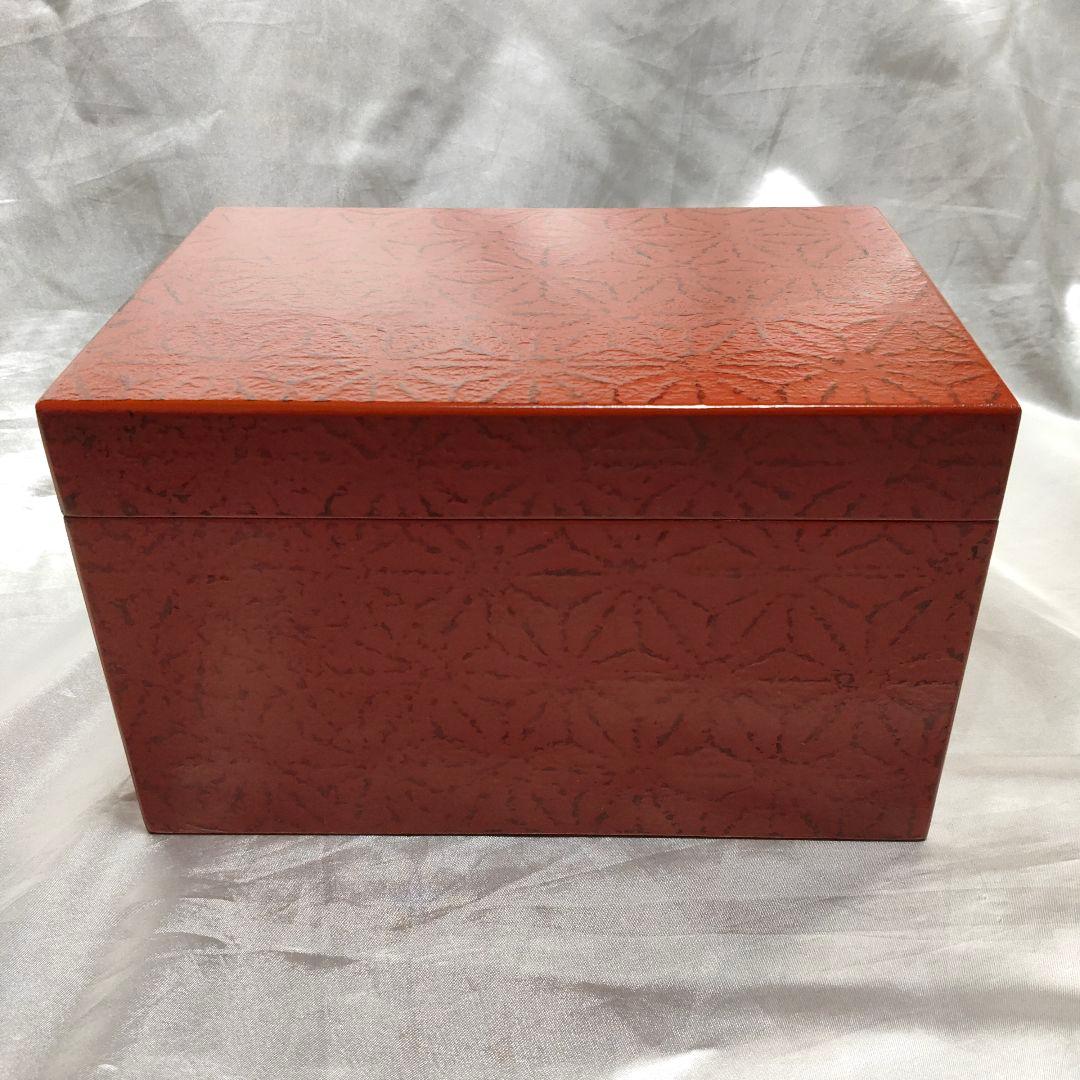 裏千家 茶道具 利休茶箱 新一閑 朱 麻ノ葉 - メルカリ