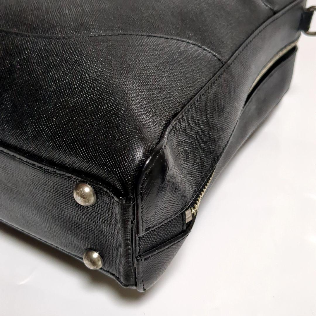 ✨ペッレモルビダ✨ビジネスバッグ キャピターノ レザー ブラック 2way ロゴ