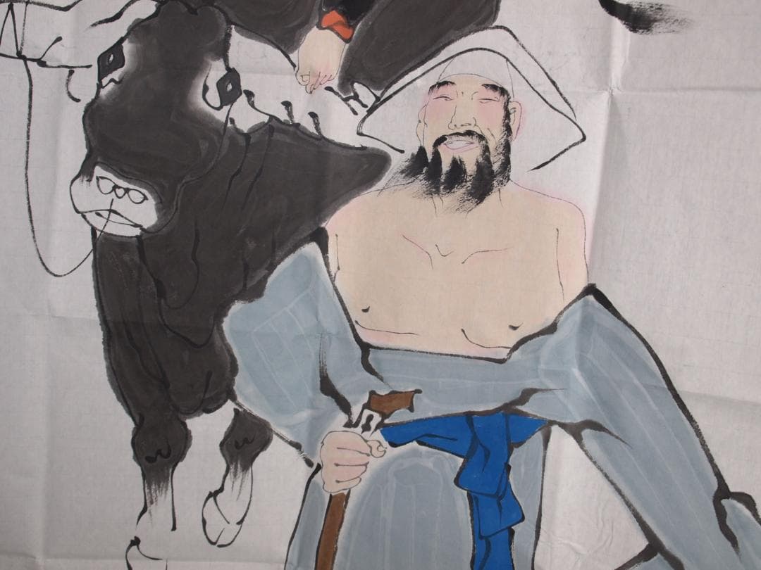 中国 範曽作 肉筆絵 激安骨董品 DE085C12-3