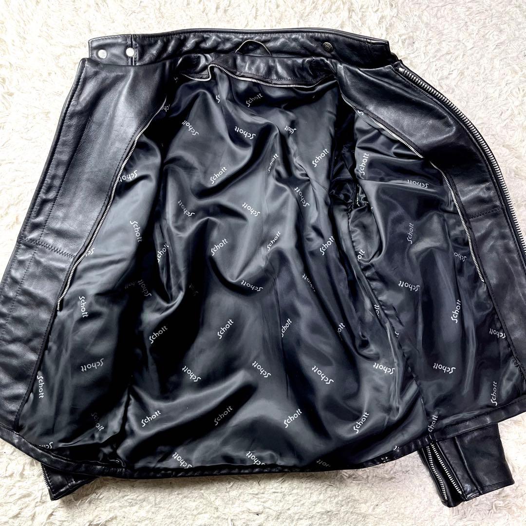 美品/2way/ライナー付✨ショット シングルライダース レザージャケット