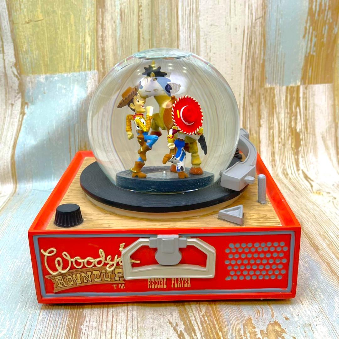 ディズニー トイストーリー オルゴール ライト付き スノーグローブ
