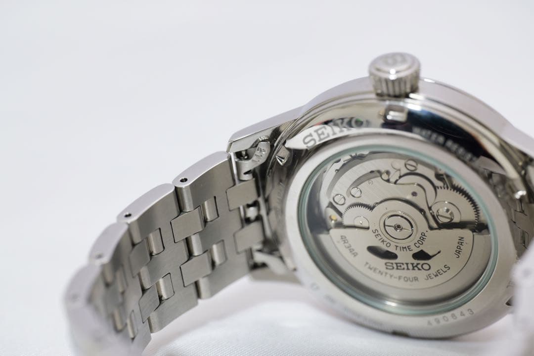 美品　SEIKO Presage GMT 自動巻き腕時計　正規店購入　保証有り