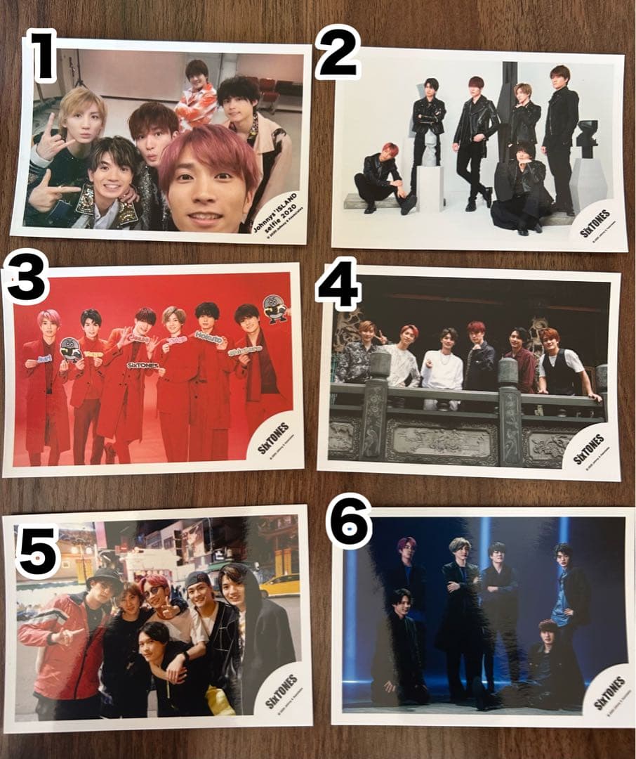 SixTONES 集合・混合 公式写真 - メルカリ
