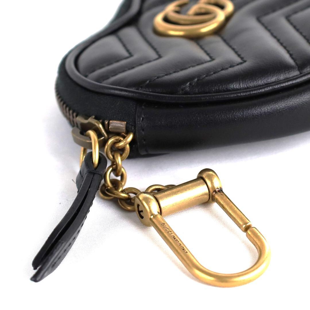 未使用級‼️ GUCCI GG ハートシェイプ マーモント レザー ケース