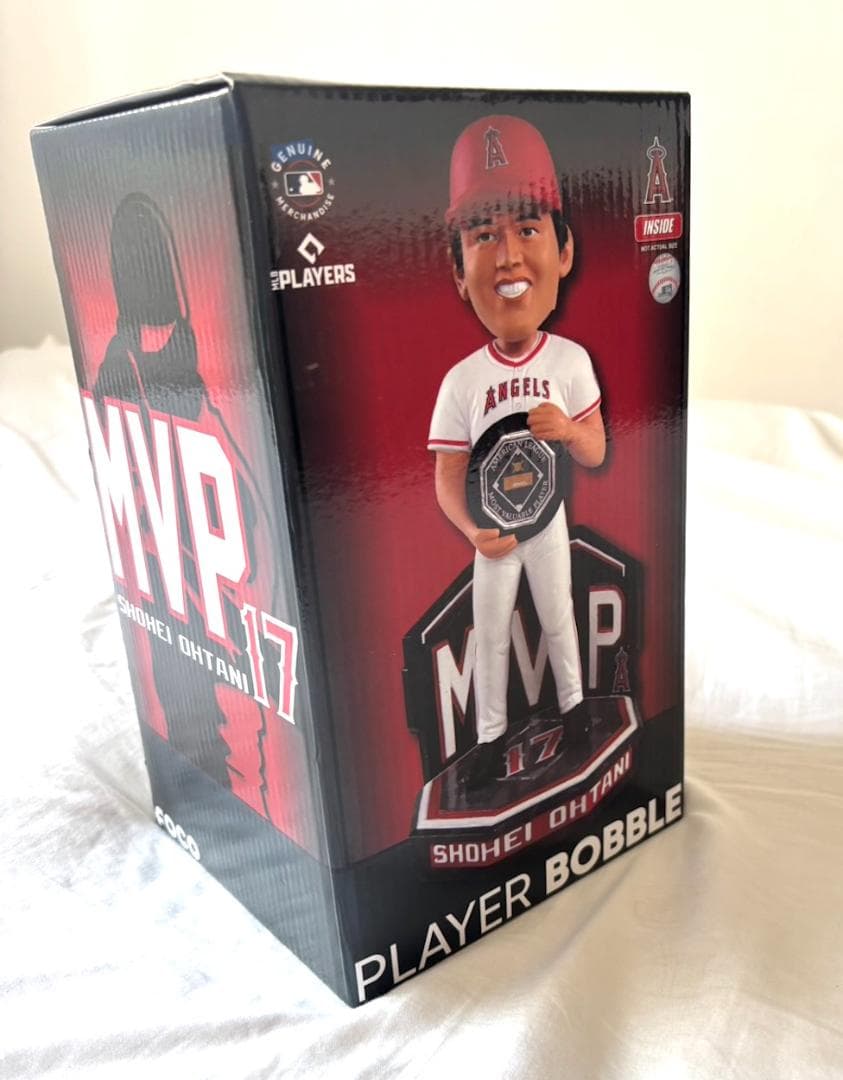 1021体限定】大谷翔平 記念すべきメジャー初MVP記念エンゼルスバブルヘッド