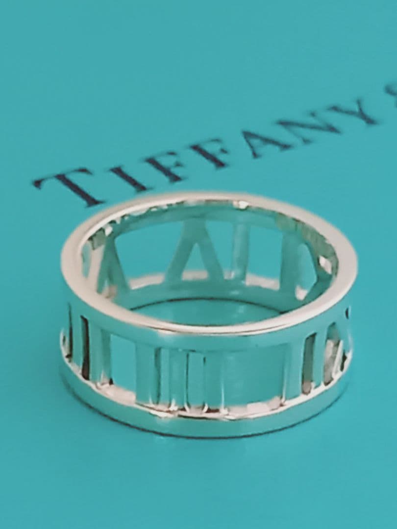 美品 TIFFANY ティファニー オープンアトラス シルバーリング