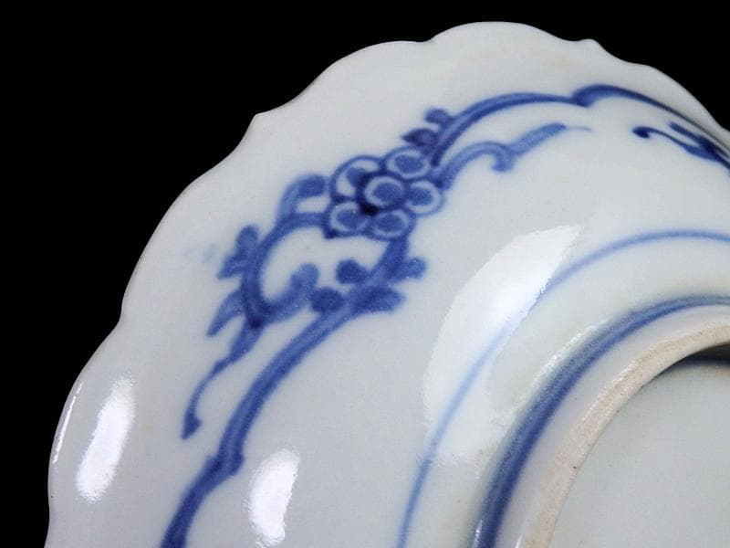 大聖寺伊万里 金襴手 金唐草に亀甲紋の図 4寸皿 5枚 A542AS-DAyの