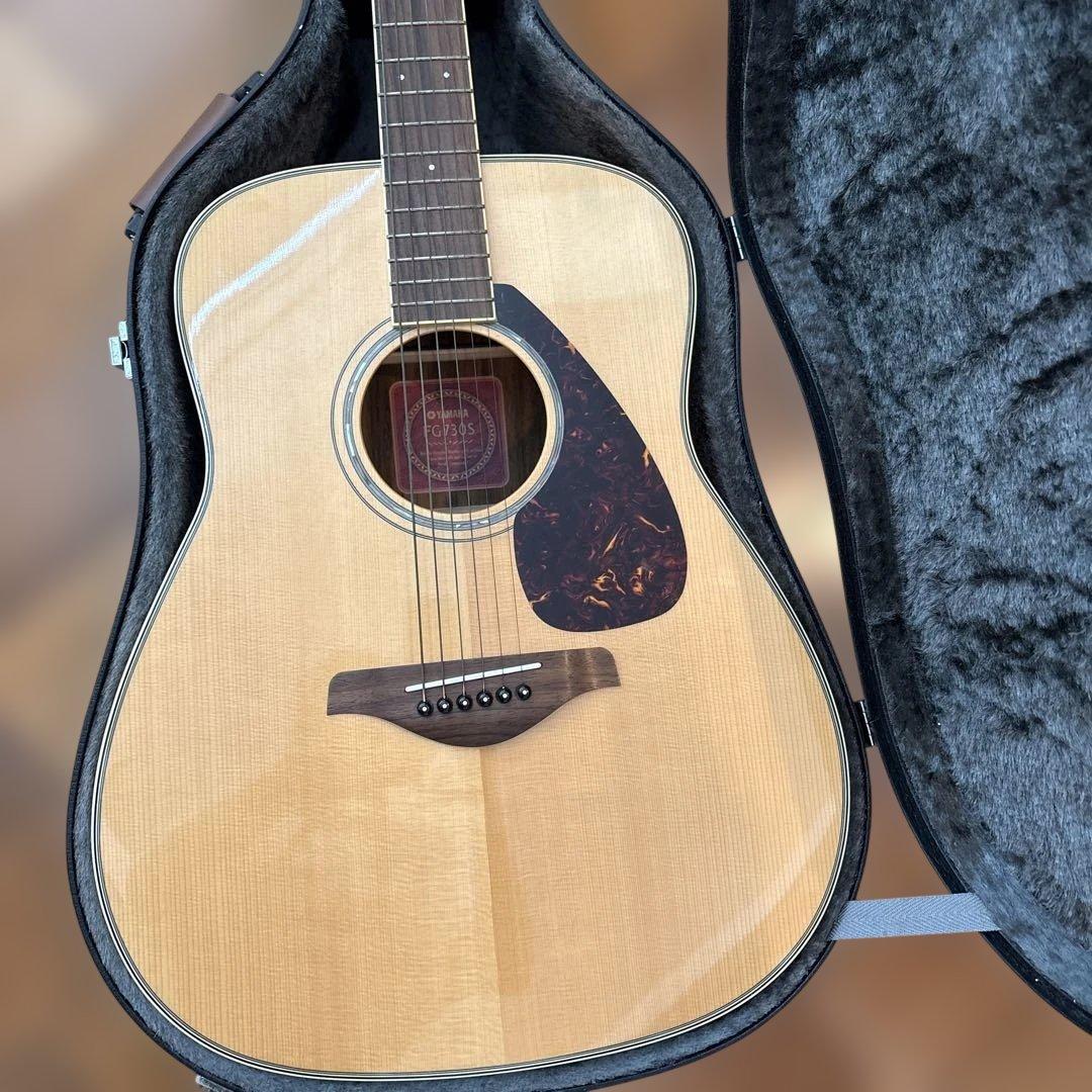 ハードカバー付　YAMAHA FG730S アコースティックギター ヤマハ | FGX730SC - アコースティックギター - 概要