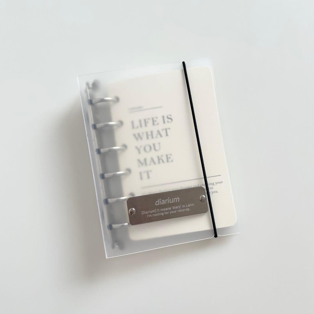 早い者勝ち 韓国 貯金 バインダー カバー A7 diarium リフィル A6