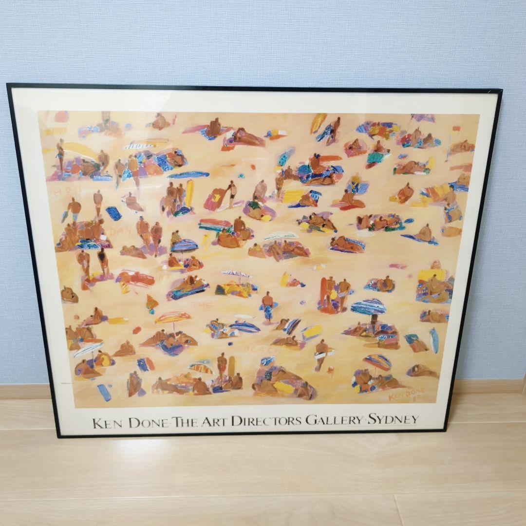 KEN DONE ケンドーン ポスター 額装 ビーチ - メルカリ