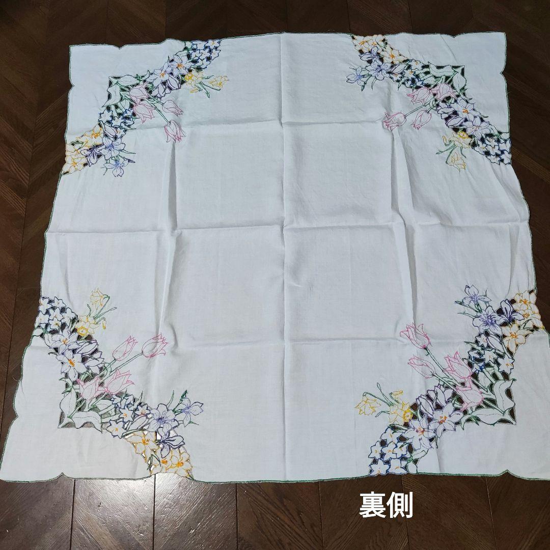 イギリス テーブルクロス クロス 目隠しクロス 刺繍