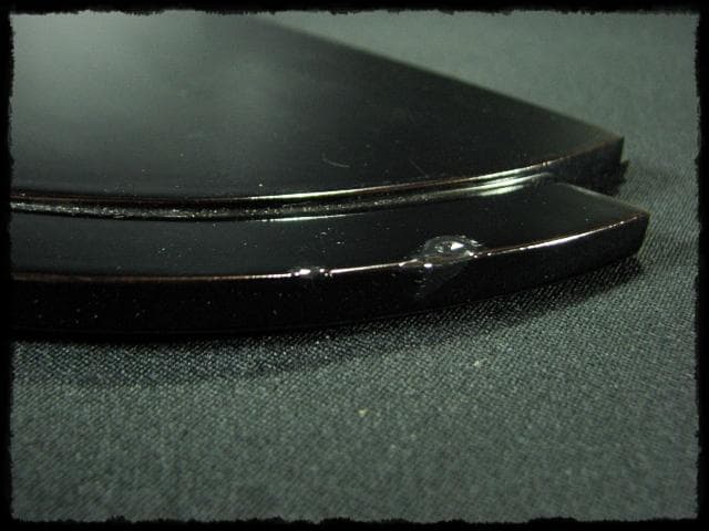 川瀬 表完 利休好 黒塗 真手桶 茶道具 f133