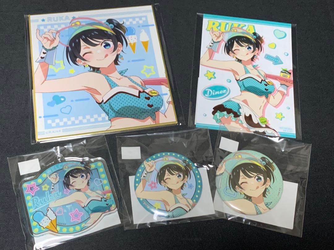 彼女、お借りします 真夏のアイス屋さん 更科瑠夏 グッズセット 彼女、お借りします 真夏のアイス屋さん 更科瑠夏 グッズセット くじ