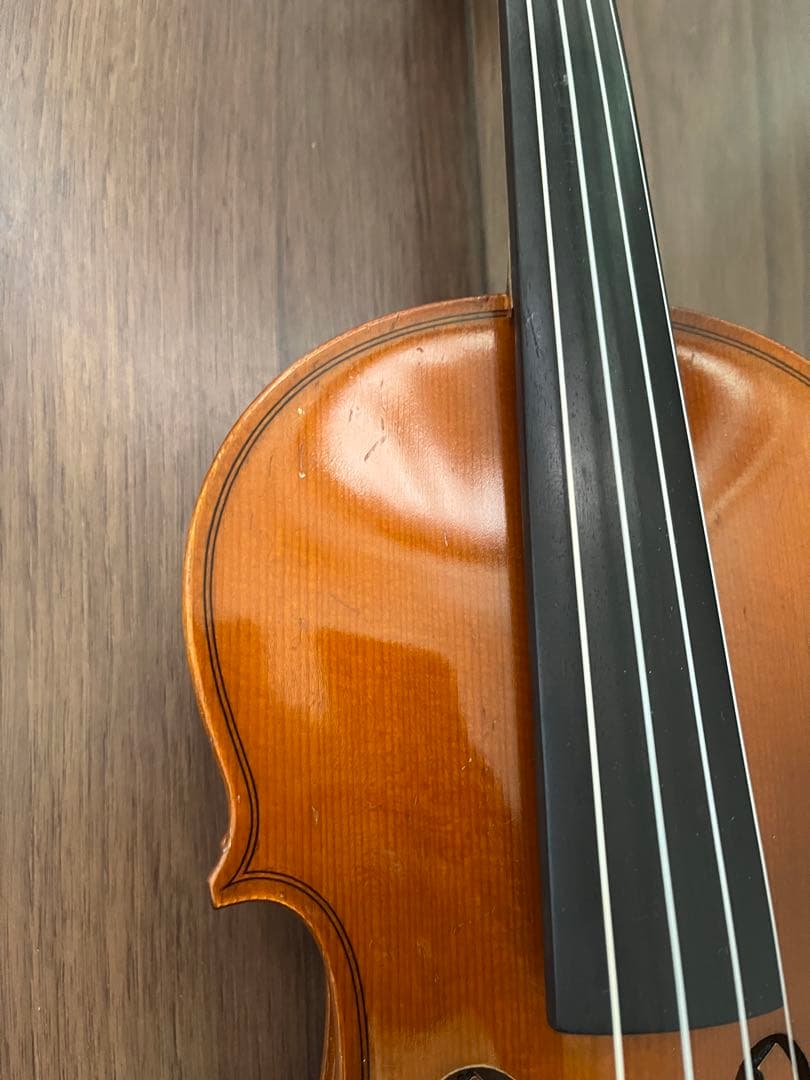 ペゾルト 801 バイオリン 1/2サイズ 本体 肩当て アルシェ弓 ケース