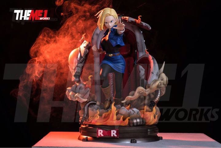 ドラゴンボール 人造人間18号 ガレージキット ガレキ スタチュー⑨