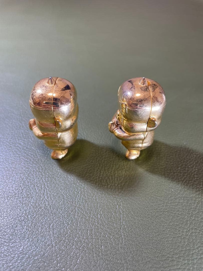 希少　おぼっちゃまくん　黄金像2体セット　小林よしのり