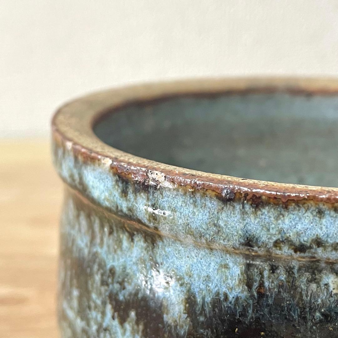 民藝 ふたもの 蓋物 合子 盒子 海鼠釉 検）濱田庄司 河井寛次郎 益子焼