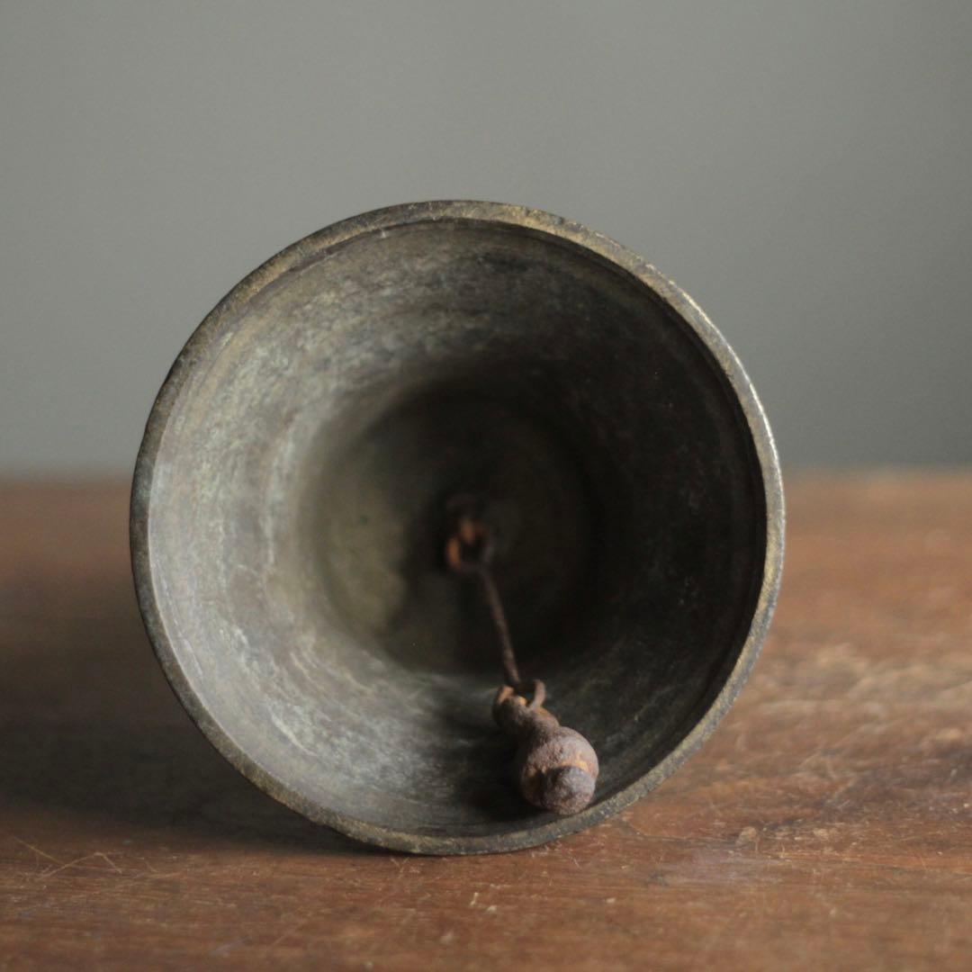 古銅 鐘 カネ ベル 古道具 アンティーク オブジェ 銅製鐘