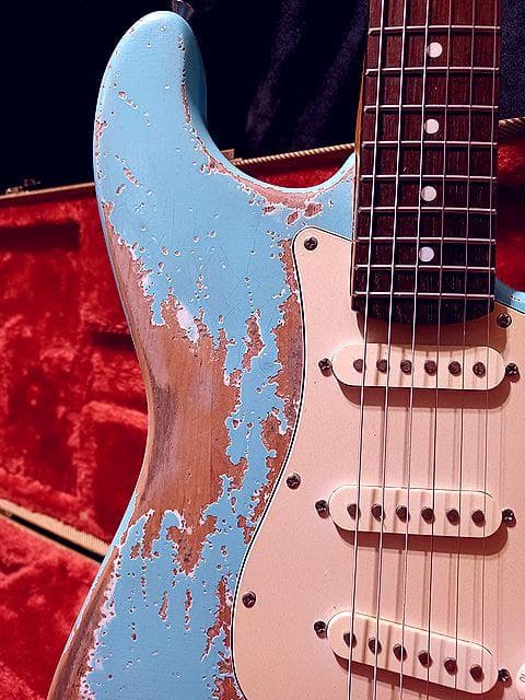 ☆Custom HardRelic SonicBlue Stratocaster - WWW.PREMIERCO-OP.COM