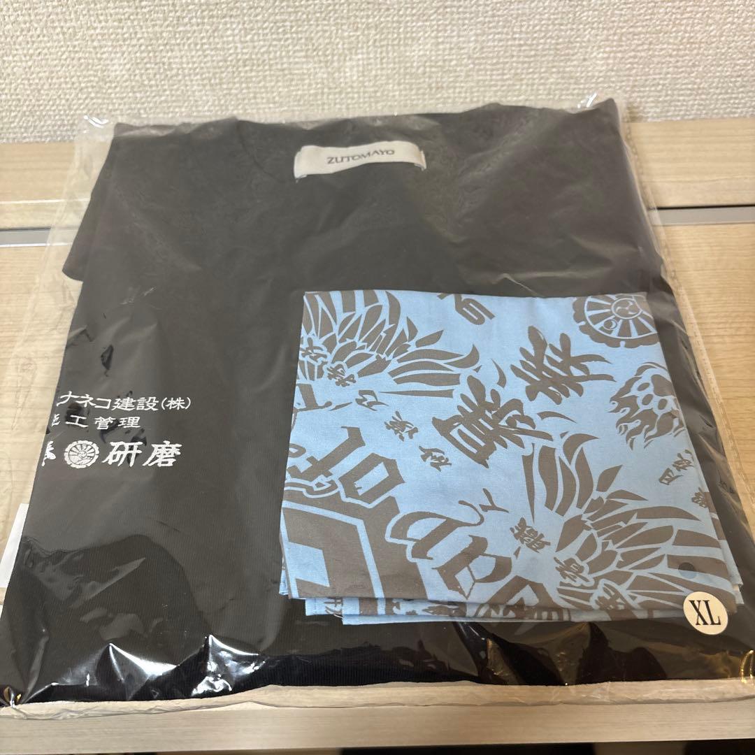 スナネコツアー スタッフTシャツ & バンダナ XLサイズ XL スナネコツアー スタッフTシャツ & バンダナ ずとまよ zutomayo