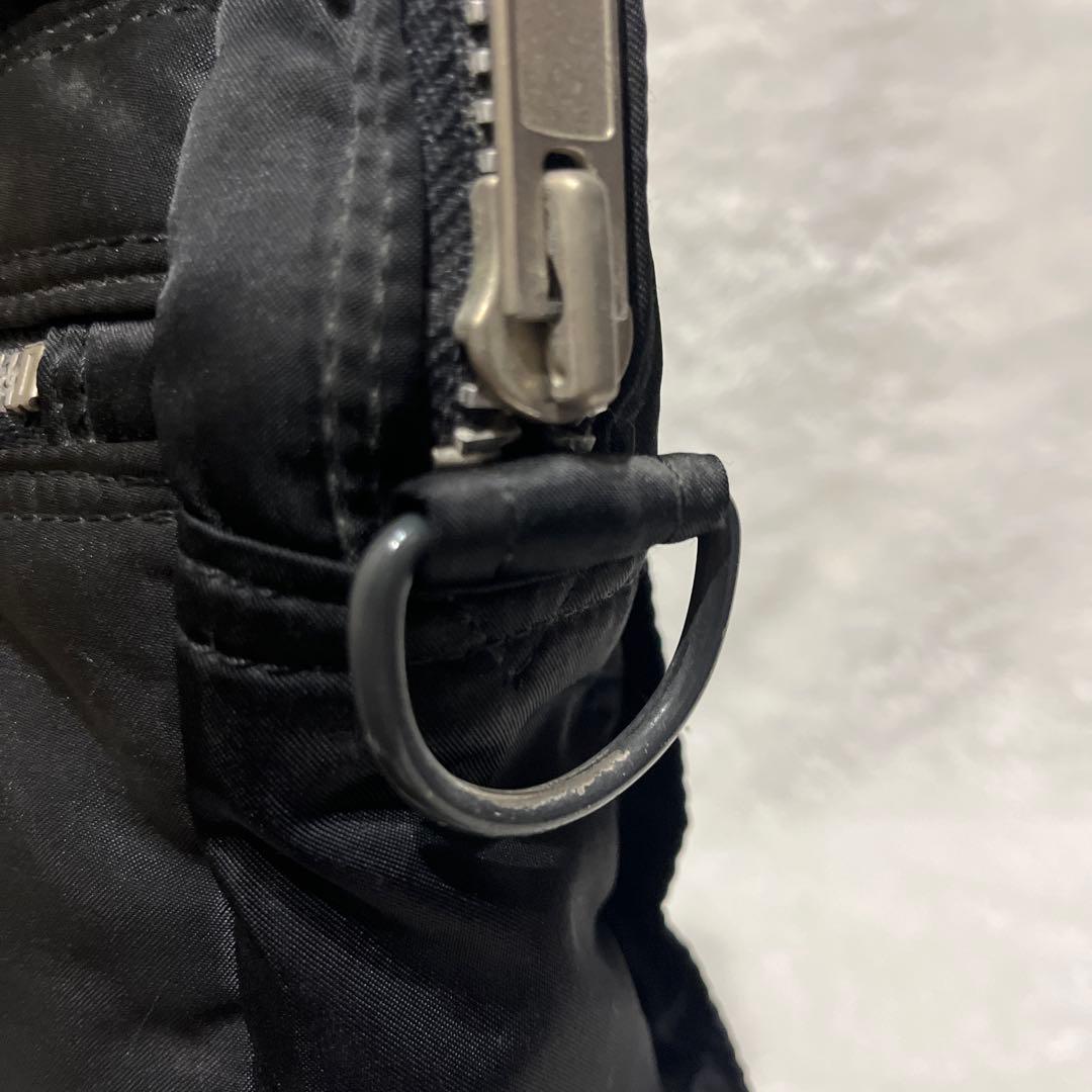 【美品 】PORTER TANKER 2WAYブリーフケース ブラック ナイロン