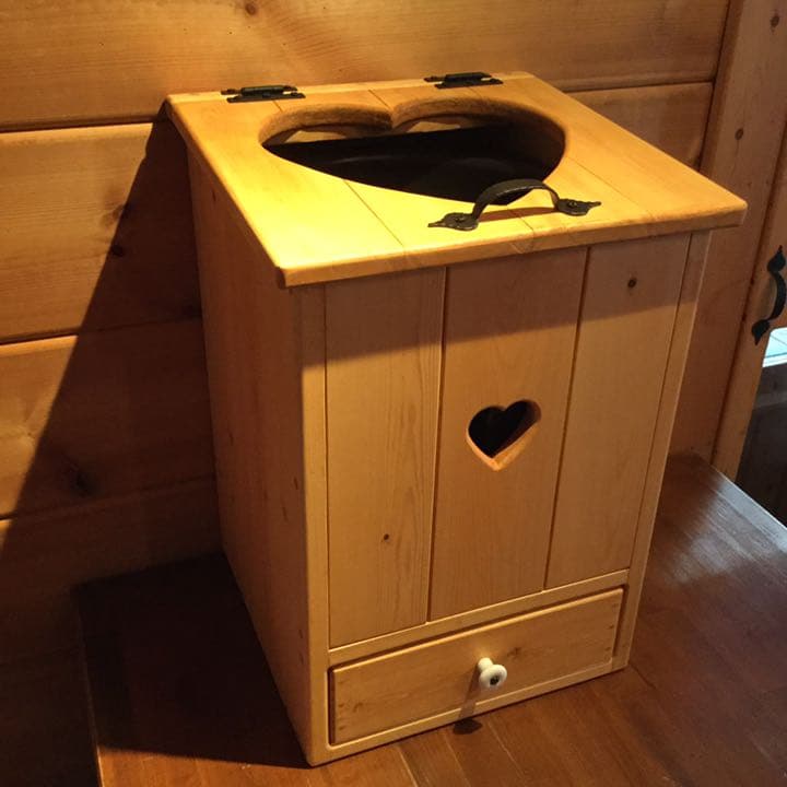 アメリカンカントリー家具 カントリーハート ダストBOX 上開き