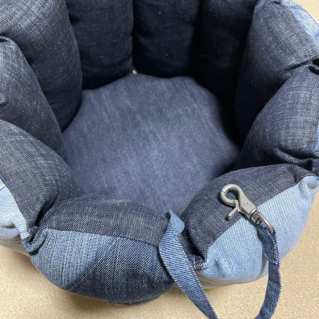 デニムリメイク ハンドメイド ペットベッド ドライブベッド 再構築