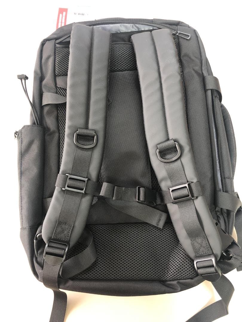 真空圧縮リュックサック 黒 30 17 46 cm ポンプ無 倍尺